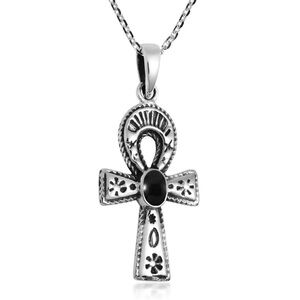 Sterling Silver Ankh Necklace